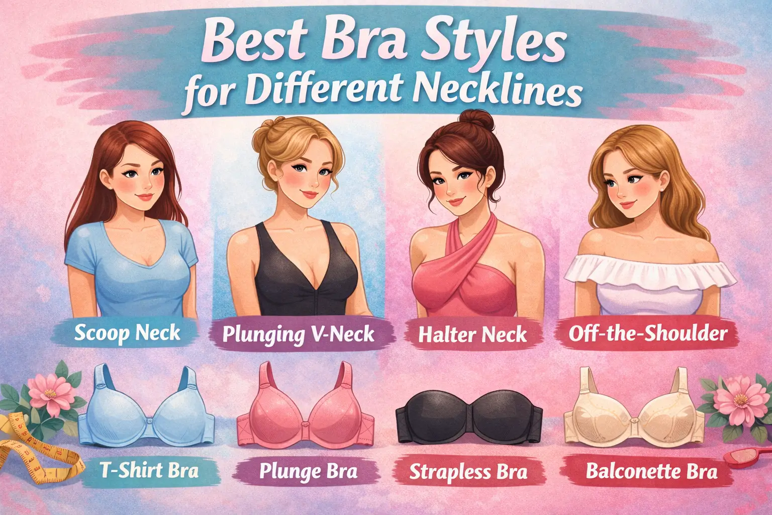 Best Bra Styles for Different Necklines