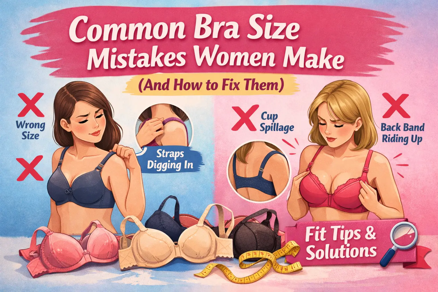 Common Bra Size Mistakes Women Make